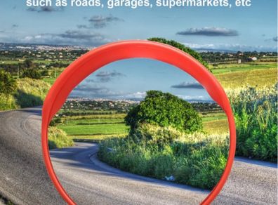 60cm Driveway Convex Curved Safety Mirror