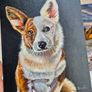 Corgi | Original oil painting on canvas panel Image 7