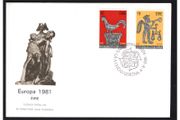 1981 Ireland Europa Folklore Commemorative Stamps Post and Telegraph First Day Cover (FDC).