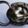 Vintage Brass Lion Head Door Knocker Image 3