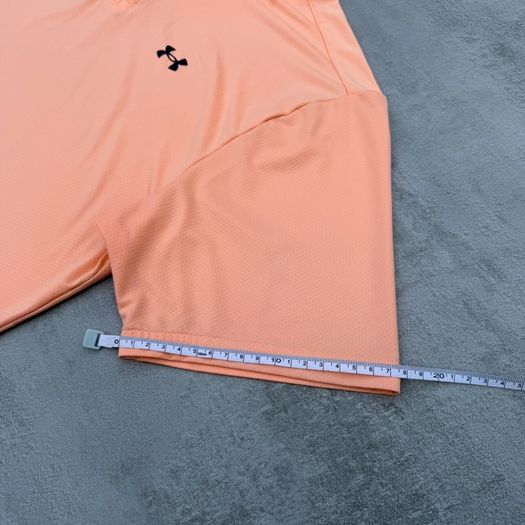 Orange Under Armour Golf Polo T-Shirt