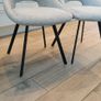 2 EZ Living Fabric Dining Chairs Image 2