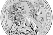 2026 UK 2 Pounds 1 oz Silver Bullion Coin - The Lion and the Eagle BU (In Capsule)