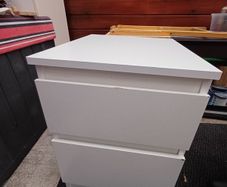 Ikea chest of 2 drawers , sidebed