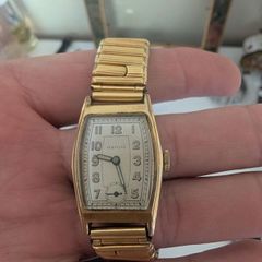 Serviced Vintage German Art Deco Tank Watch - 15 Jewels - likely 1930s/40s