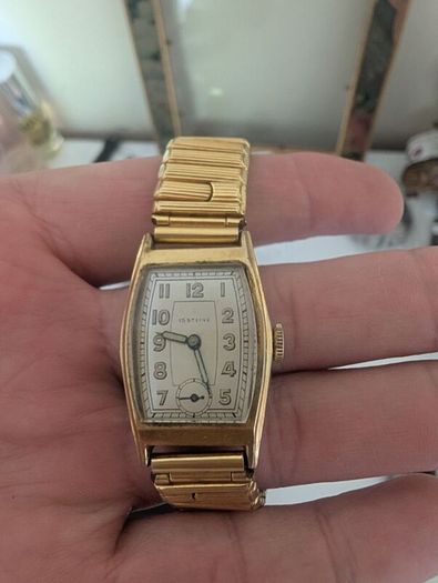 Serviced Vintage German Art Deco Tank Watch - 15 Jewels - likely 1930s/40s