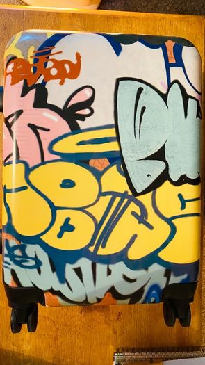 Graffiti print Suitcase Luggage