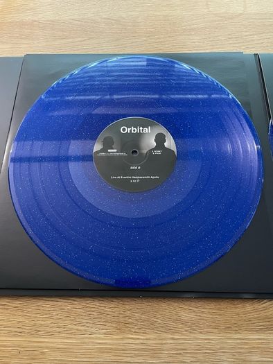 Orbital - Live At Eventim Hammersmith Apollo 2.12.17 - 3 x 12" Glitter Vinyl Panel Fold Out Sleeve - 2018 Live Here Now