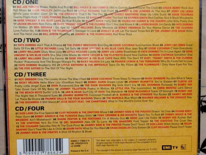 11 CD's Rock'n'Roll set, perfect condition.