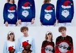 Men's Xmas Mens Ladies Christmas Jumper T Shirt Womens Top Sweatshirt Sweater Long Sleeve