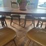 solid oak table and chairs Image 2