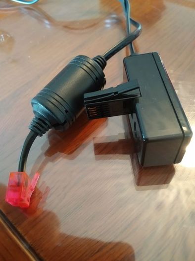 Internet cable with splitter