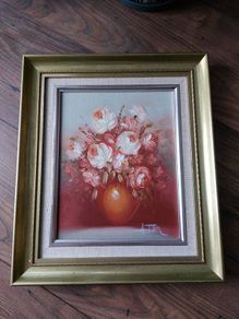 Original oil painting- Roses