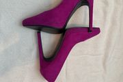 Purple / fucsia high heels stilettos like new