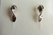 Vintage Sterling silver twist stud earrings