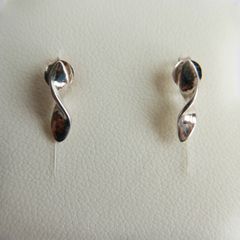 Vintage Sterling silver twist stud earrings