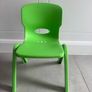 Kids child strong stackable colour chairs x 4 Image 3