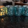 Home Reflections set of 4 glass tea-light holders Image 6