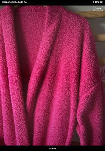 dressing robe bnwt size medium cerise pink skims dupe
