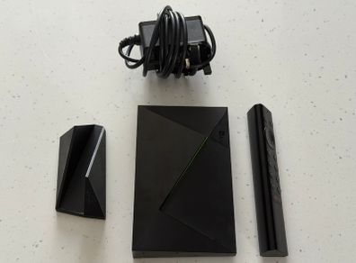 NVIDIA Shield TV 4K HDR with 2019 Remote, Power Adapter & Stand