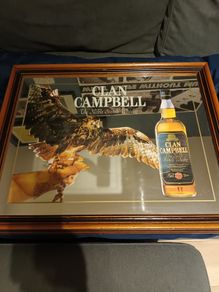 Campbell whisky mirror.