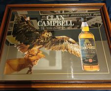 Campbell whisky mirror.