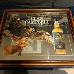 Campbell whisky mirror.