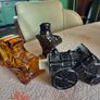 3 Vintage Mid Century Avon men's aftershave bottles x3 Image 8