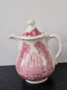 Masons VISTA Pink Coffee Pot