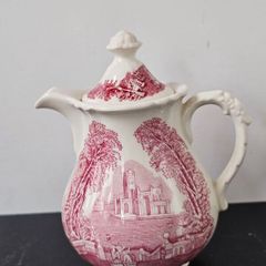 Masons VISTA Pink Coffee Pot