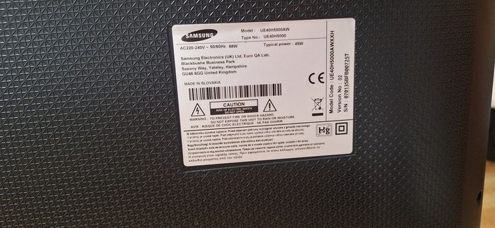 Samsung 40" Full HD LED TV