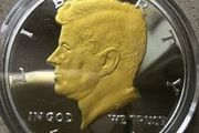 Uncirculated commemorative coin - John F Kennedy Dollar