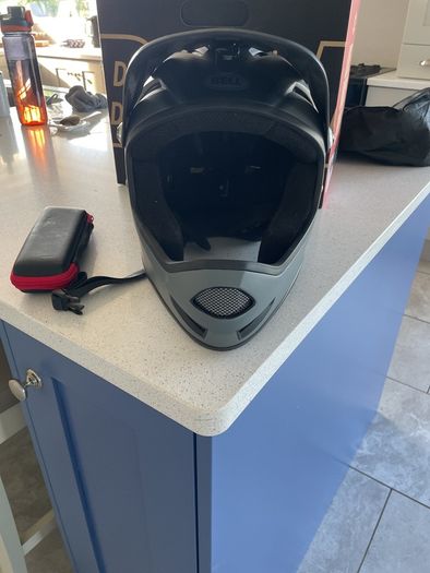 Mountain bike full face helmet