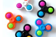 Fidget Spinner with Poppers