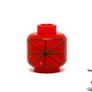 Lego Minifigure Red Factory Test Print Head Printer Alignment Print Head Prototype Rare And Hard To Find Image 2