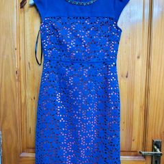 Darcy Ireland Royal Blue Embellished Occasion Dress
