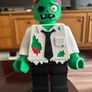 Lego style zombie brick man Image 2