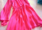 Cerise Pink One-Shoulder Dress - Size 8