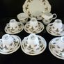Crown Trent Fine bone China Staffordshire England tea coffee set. Complete 21 piece set Image 8