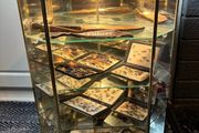 Vintage Table Top Glass Display With Lights