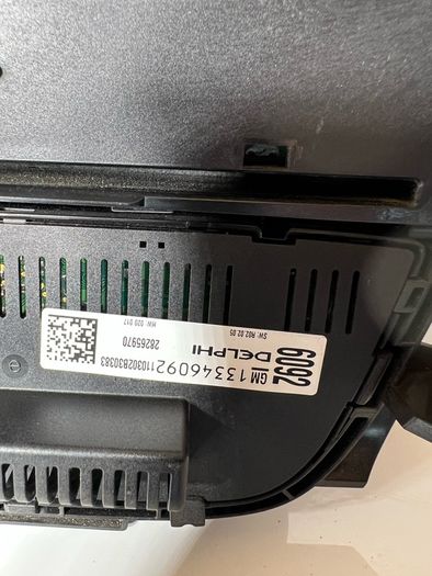 13346050 Opel Astra Climate Control radio control unit 13346092 A1l1b710s