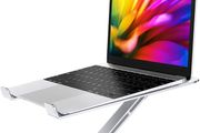 Laptop Stand, Ergonomic Foldable Computer Stand with Adjustable Height, Ventilated Aluminium Alloy Laptop Riser Desktop Book Stands Compatible with MacBook Air Pro