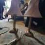 antique lamps pair Image 2