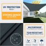 Sun Shade Sail Waterproof Rectangle 2x3m, 420D Oxford, UV Block Awning Weather Resistant Durable Perfect for Outdoor Garden Patio Yard Party Image 2