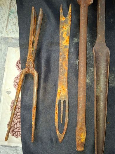 Antique Forged made Wood Carving Tool and Metal Files etc, Postage available or Collection,