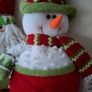 New Sitting  Snowman & Santa Image 2