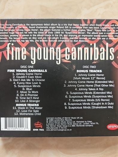 Fine Young Cannibals 2CD Deluxe Edition