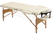 Massage Table Bed Couch Beauty Bed 2 Section Therapy Bed Lightweight Portable Folding Spa Bed Black