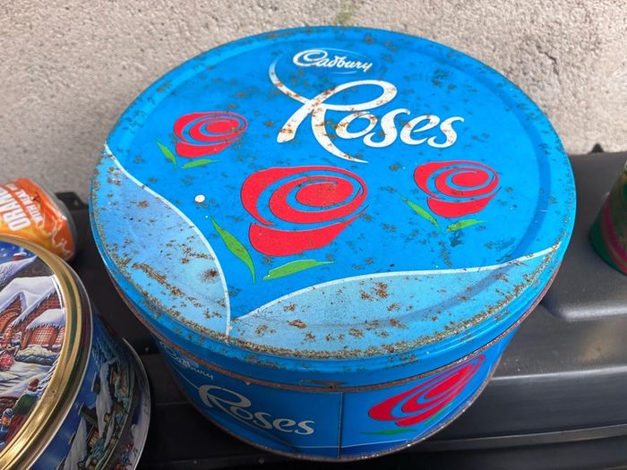 Collection sweet tins and boxes