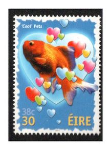 2001 Ireland Love (Cool Pets) Commemorative Stamp Mint Never Hinged (MNH)